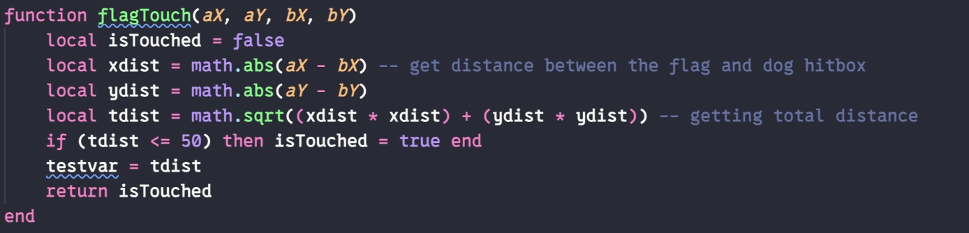 a bit of code from the game's flag